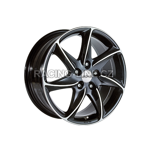 Alu kola RONAL R51, 15x6.5 4x98 ET35, černá lesklá + leštění