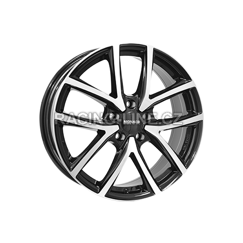 Alu kola MONACO WHEELS CL2, 16x6.5 5x100 ET40, černá lesklá + leštění