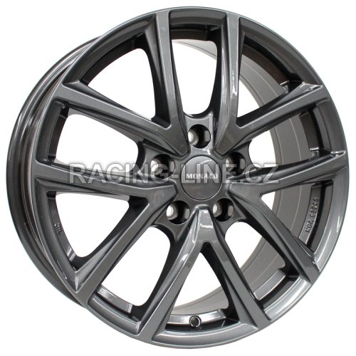 Alu kola MONACO WHEELS 2 CL2, 16x6.5 5x108 ET45, tmavě šedivá