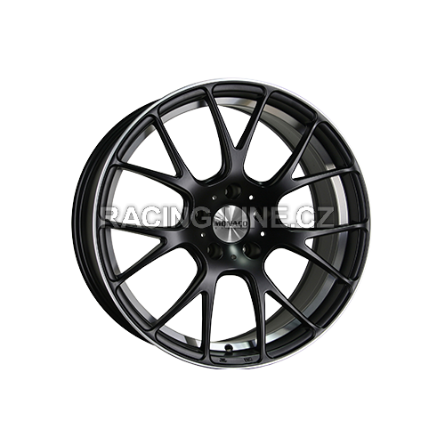 Alu kola MONACO WHEELS MIRABEAU, 17x7 4x100 ET37, černá matná + leštění