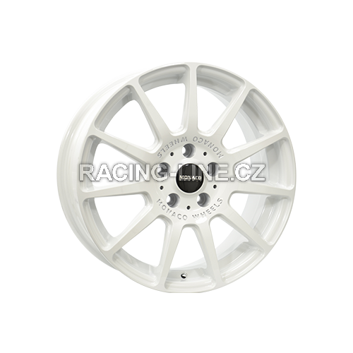 Alu kola MONACO WHEELS RALLYE, 17x7 4x108 ET25, bílá