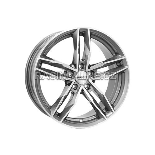 Alu kola MONACO WHEELS RR8M, 17x7.5 5x112 ET45, šedivá + leštění