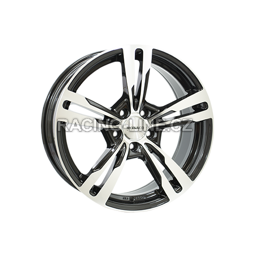 Alu kola MONACO WHEELS GP4, 17x7.5 5x112 ET45, černá lesklá + leštění