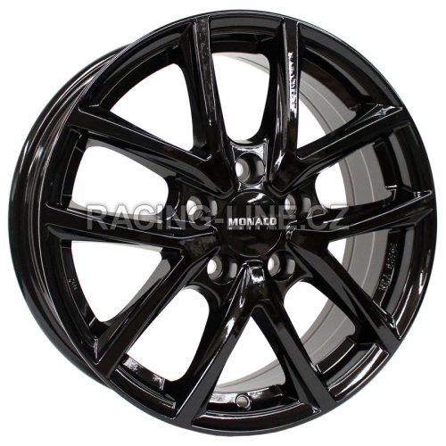 Alu kola MONACO WHEELS 2 CL2, 18x7.5 5x108 ET45, černá lesklá