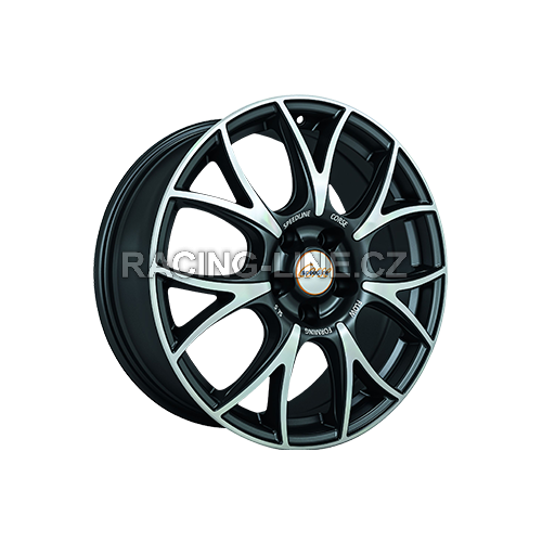 Alu kola SPEEDLINE SL5, 18x7.5 5x120 ET42, černá matná + leštění (zátěžová)