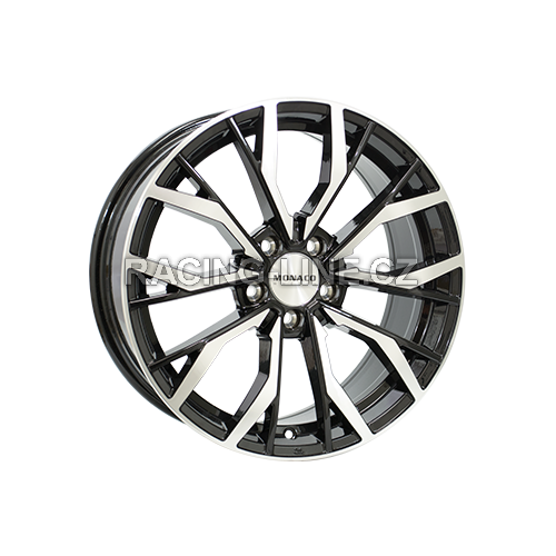 Alu kola MONACO WHEELS GP5, 18x8 5x108 ET45, černá lesklá + leštění