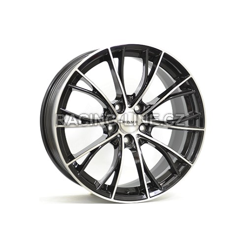 Alu kola MONACO WHEELS MC16, 18x8 5x112 ET30, černá lesklá + leštění