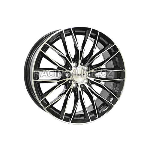 Alu kola MONACO WHEELS GP2, 18x8 5x112 ET35, černá lesklá + leštění