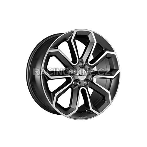 Alu kola CMS C20, 18x8 5x114.3 ET35, černá matná + leštění