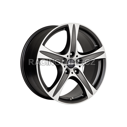 Alu kola RONAL R55 SUV, 18x8.5 5x127 ET38, černá matná + leštění (zátěžová)