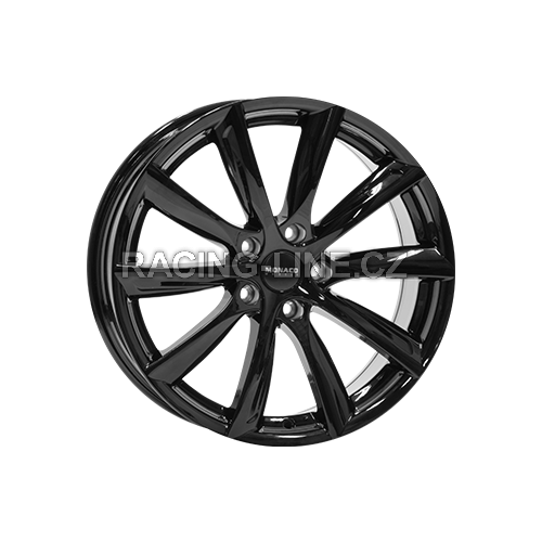 Alu kola MONACO WHEELS GP6, 19x8.5 5x108 ET45, černá lesklá (zátěžová)