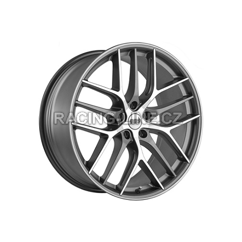 Alu kola BBS CCR, 19x8.5 5x112 ET30, šedivá + leštění