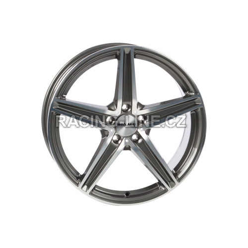 Alu kola MONACO WHEELS MC3, 19x8.5 5x112 ET45, šedivá + leštění