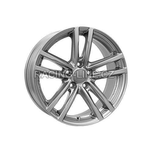 Alu kola ALUTEC X10X, 18x8.5 5x120 ET50, šedivá lesklá (zátěžová)