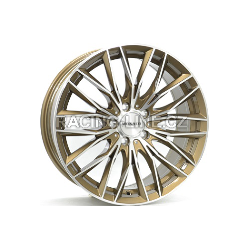 Alu kola MONACO WHEELS GP2, 18x8 5x112 ET45, bronzová + leštění