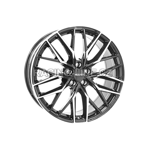 Alu kola MONACO WHEELS GPX, 20x8 5x112 ET45, černá lesklá + leštění (zátěžová)