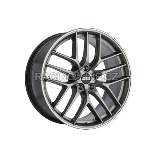 Alu kola BBS CC-R, 20x9.5 5x112 ET48, šedivá + leštění