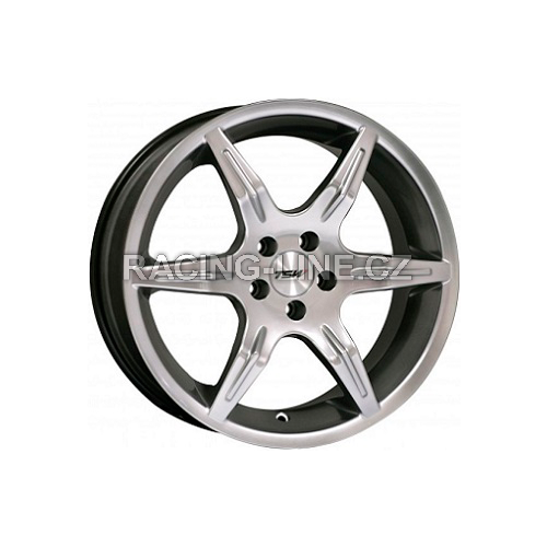 Alu kola TSW RIB, 18x8 5x100 ET35, stříbrná metalíza