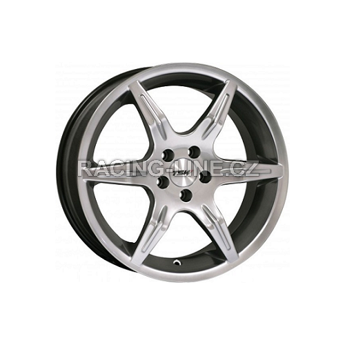 Alu kola TSW RIB, 18x7 5x100 ET35, stříbrná metalíza