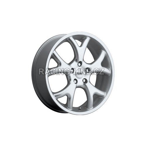 Alu kola TSW THUNDER, 17x7 4x108 ET15, stříbrná metalíza