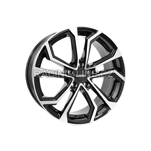 Alu kola IT WHEELS ELLA, 18x8 5x112 ET35, černá lesklá + leštění