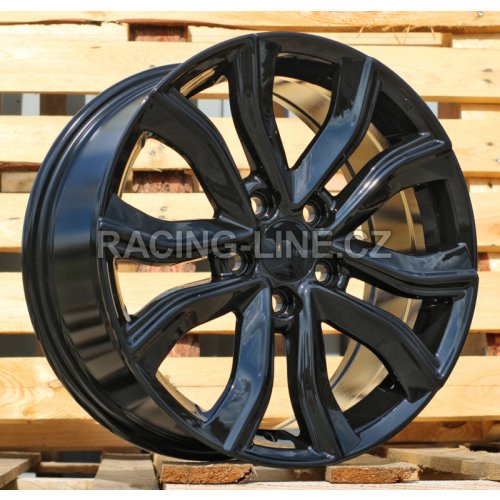 Alu kola Racing Line B5827, 17x7.5 5x114.3 ET45, černá lesklá