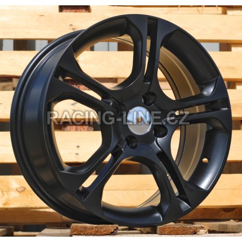 Alu kola Racing Line BK875, 16x6.5 4x100 ET37, černá matná