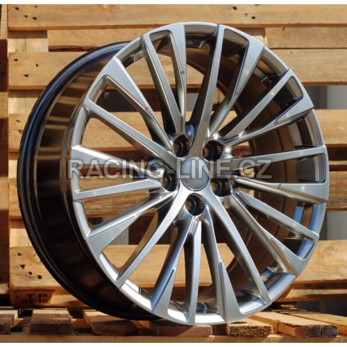 Alu kola Racing Line Y1118, 20x8 5x114.3 ET30, černá metalíza