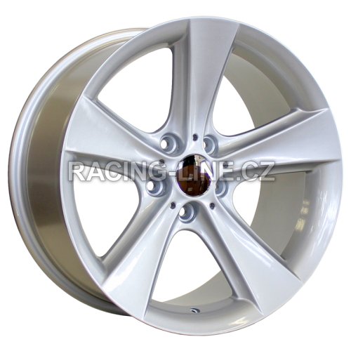 Alu kola Racing Line BK086, 18x8 5x120 ET34, stříbrná