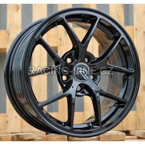 Alu kola Racing Line Y0134, 15x6.5 5x100 ET40, černá lesklá