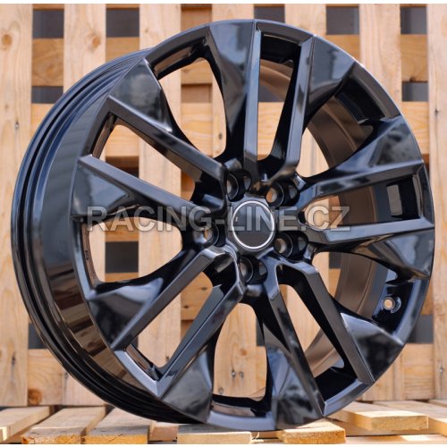 Alu kola Racing Line B2027, 19x7.5 5x114.3 ET40, černá lesklá