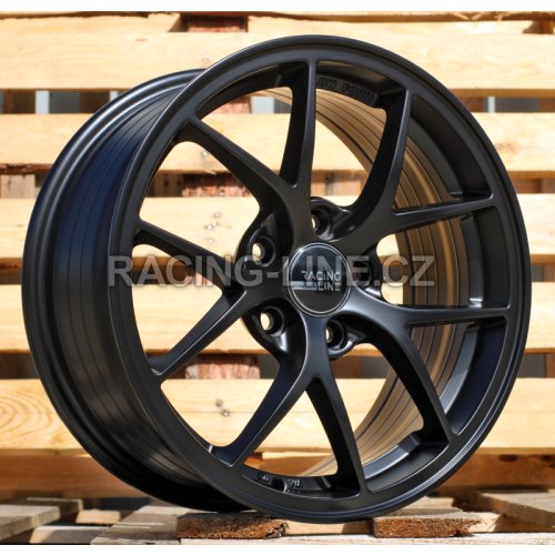 Alu kola Racing Line Y0134, 16x7 5x110 ET41, černá matná