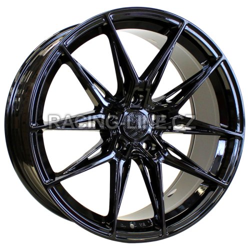 Alu kola Racing Line HX036, 18x8 5x100 ET35, černá lesklá