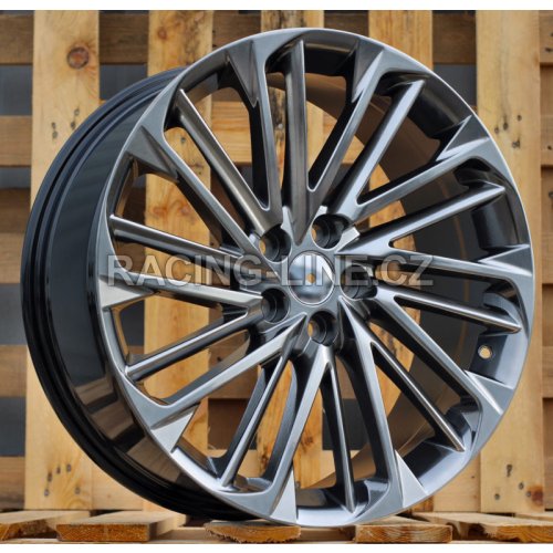 Alu kola Racing Line A1353, 20x8 5x114.3 ET30, Titanová metalíza