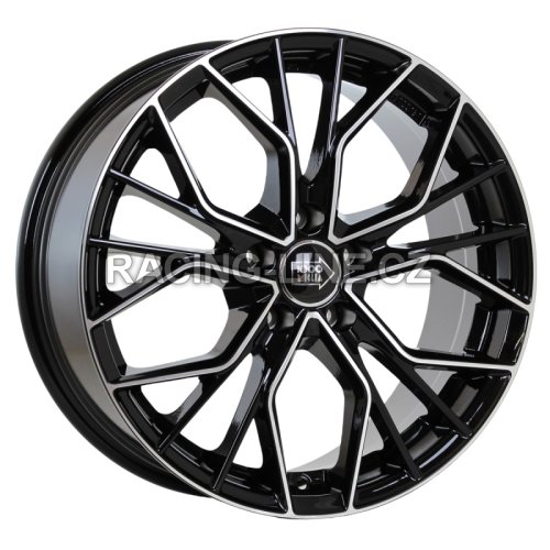 Alu kola Mille Miglia MM1020, 18x8 5x114.3 ET45, černá + leštění