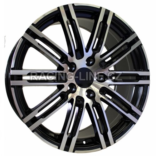 Alu kola Racing Line B1026, 20x9 5x112 ET26, černá + leštění