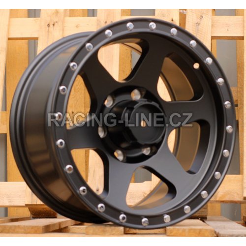 Alu kola Racing Line L2016, 16x8 6x139.7 ET, černá matná