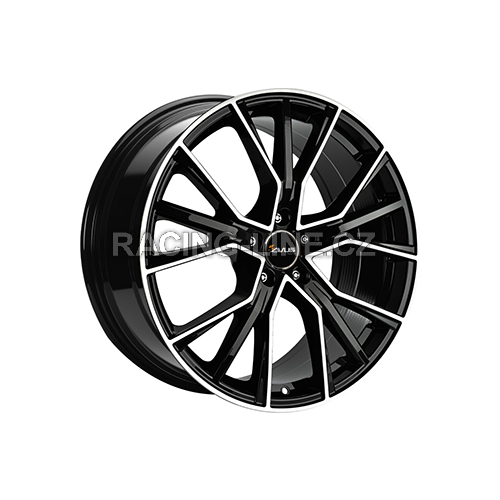 Alu kola AVUS VELGEN AF18, 18x8 5x112 ET48, černá lesklá + leštění