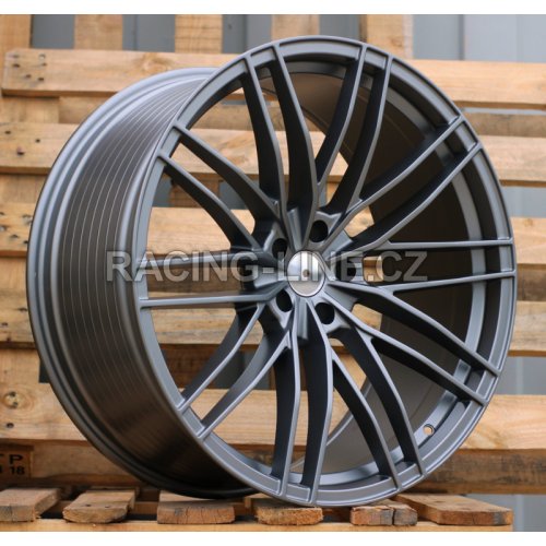 Alu kola Racing Line F1995, 22x10 5x112 ET21, šedivá matná (zátěžová)