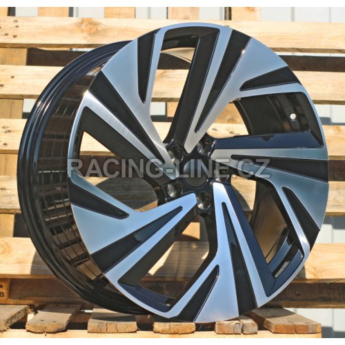 Alu kola Racing Line I5648, 21x8.5 5x112 ET40, černá + leštění (zátěžová)