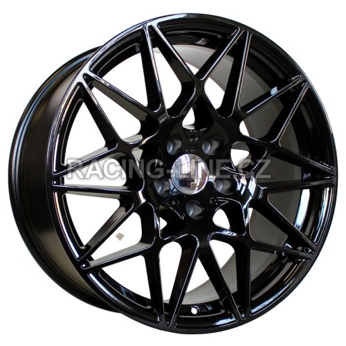 Alu kola Racing Line B5167, 17x7.5 5x112 ET30, černá lesklá