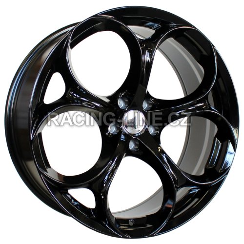 Alu kola Racing Line L1664, 18x8 5x110 ET33, černá lesklá