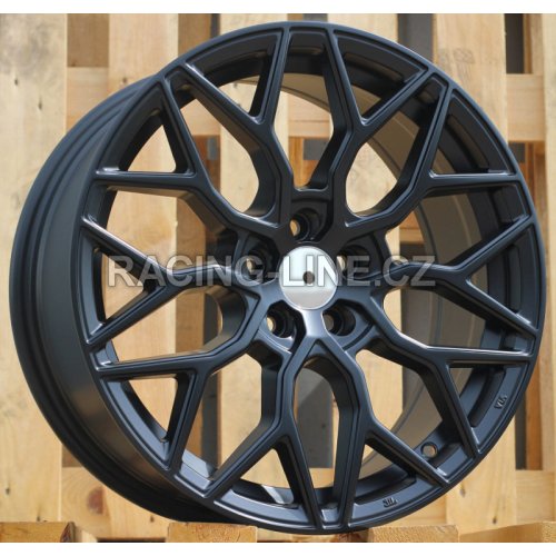 Alu kola Racing Line B5812, 17x7.5 5x112 ET40, černá lesklá